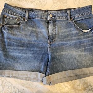 Time and Tru Classic Blue Denim Shorts